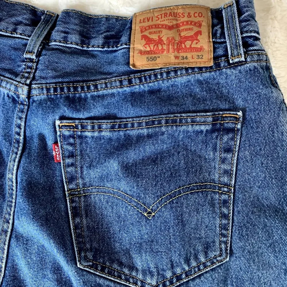 Levi's Mom Shorts in Medium Blue Wash‎